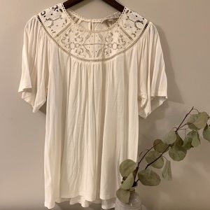 New LOFT short sleeve blouse